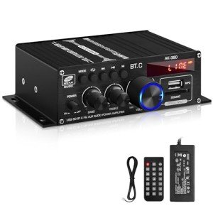AK-380 400W Bluetooth Stereo Amplifier Receiver