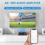 AK-380 400W Bluetooth Stereo Amplifier Receiver