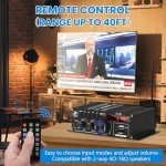 AK-380 400W Bluetooth Stereo Amplifier Receiver