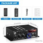 AK-380 400W Bluetooth Stereo Amplifier Receiver
