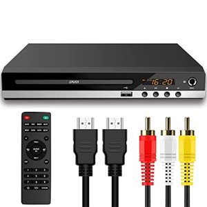 Zjyufy 1080P HDMI DVD/CD Player for TV