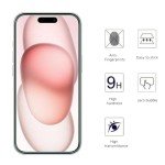 AOKUMA iPhone 15/15 Pro Tempered Glass Screen Protectors
