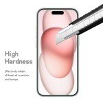 AOKUMA iPhone 15/15 Pro Tempered Glass Screen Protectors