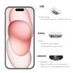 AOKUMA iPhone 15/15 Pro Tempered Glass Screen Protectors