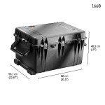 PELI 1660 Heavy-Duty Watertight Transport Case with Wheels