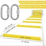 ISOP 32ft Fire Safety Emergency Ladder for Homes