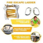ISOP 32ft Fire Safety Emergency Ladder for Homes