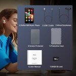 80GB Bluetooth MP3 Player with Touch Screen