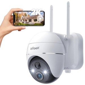 ieGeek 360° Wireless 2K Outdoor Security Camera