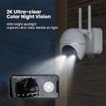 ieGeek 360° Wireless 2K Outdoor Security Camera