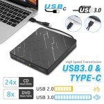 Portable Blu-Ray Drive with USB 3.0 and Type-C
