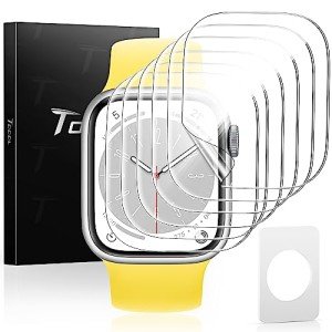 6-Pack HD Clear Screen Protectors for Apple Watch 40mm