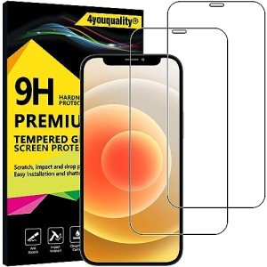 Dual Pack Tempered Glass Screen Protector for iPhone 12