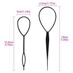 2-Piece Durable Hair Looping Tool Set