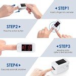 2025 Pulse Oximeter - Accurate Finger Heart Monitor