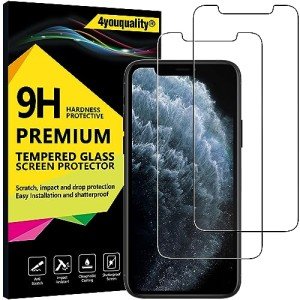2-Pack Tempered Glass Screen Protectors for iPhone