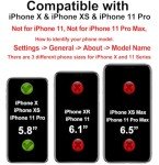2-Pack Tempered Glass Screen Protectors for iPhone