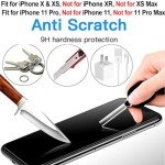 2-Pack Tempered Glass Screen Protectors for iPhone