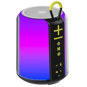 CofunKool Portable Bluetooth Speaker with RGB Lights