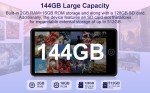 144GB Bluetooth MP3 Player with Touchscreen