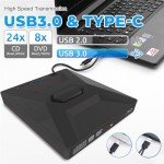 7-in-1 External Blu-ray Drive for Laptop & Mac