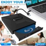 7-in-1 External Blu-ray Drive for Laptop & Mac