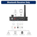 Cuteefun Bluetooth 5.3 Audio Receiver with Volume Control