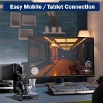 Cuteefun Bluetooth 5.3 Audio Receiver with Volume Control