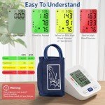 Upper Arm Blood Pressure Monitor with LCD Display