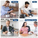 Upper Arm Blood Pressure Monitor with LCD Display