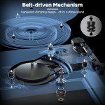 Bluetooth Vinyl Record Player with Built-In Speakers