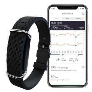 Hilo Blood Pressure Monitor Bracelet with App Insights