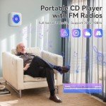 Kegaudio Bluetooth CD Player with Speakers & Remote