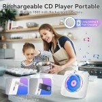 Kegaudio Bluetooth CD Player with Speakers & Remote