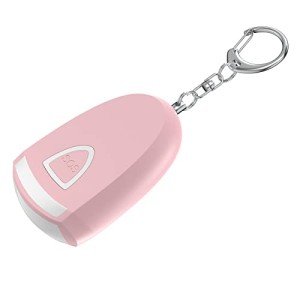 SoLuxo Rechargeable Safety Alarm Keychain - Pink