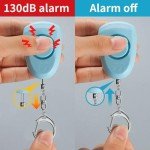 SoLuxo Rechargeable Safety Alarm Keychain - Pink