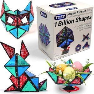 TOSY Magnet Pyramid Cube – Transforming Puzzle Toy