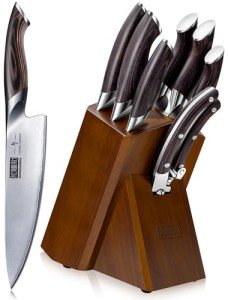 HOSHANHO 8-Piece Japanese Kitchen Knife Set