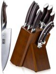 HOSHANHO 8-Piece Japanese Kitchen Knife Set