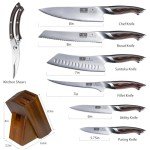 HOSHANHO 8-Piece Japanese Kitchen Knife Set