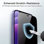 JETech Privacy Screen Protector for iPhone 12/12 Pro