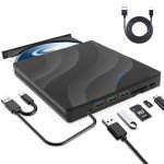 7-in-1 Portable Blu-Ray Drive for Laptops & PCs