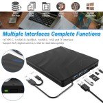 7-in-1 Portable Blu-Ray Drive for Laptops & PCs