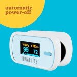 HoMedics Fingertip Pulse Oximeter with OLED Display