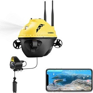 Chasing F1 Wireless Fish Finder Drone with GPS