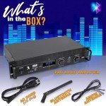Pyle Bluetooth Stereo Hi-Fi Amplifier, 2000 Watts