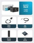 MAJORITY Bard: Bluetooth Internet Radio with 2.1 Speakers