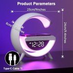 Smart Atmosphere Lamp with Wireless Charger & Speaker