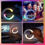 Smart Atmosphere Lamp with Wireless Charger & Speaker