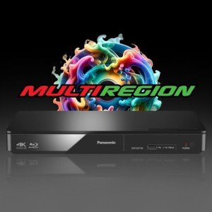 Multi-Region Blu-ray Player for 2D/3D Playback